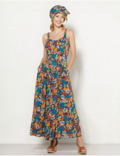 Long dress with a perfect fit