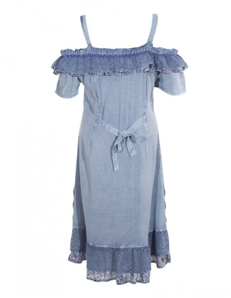 Romantic stone wash dress