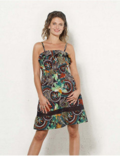 Colourful summer dress with...