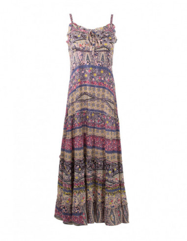 Bohemian and champeter long dress