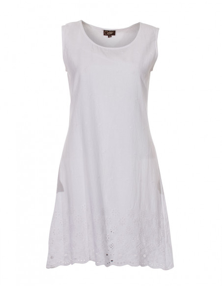 White short bohemian dress