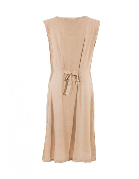 Stone wash shirt dress