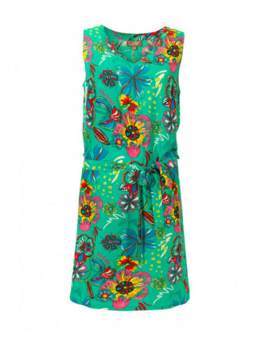 Dress with beautiful coloured flowers