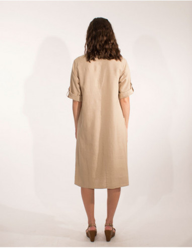 Casual large dress 3/4 sleeves