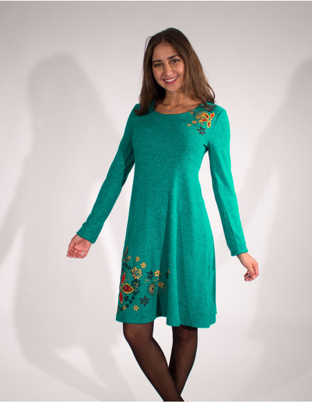 Robe ethnique top hiver