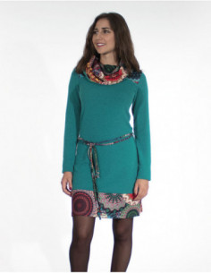 Colourful winter dress 2
