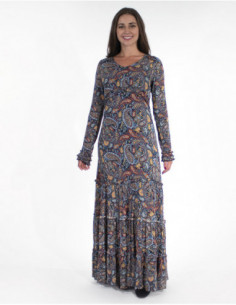 Long boho chic dress