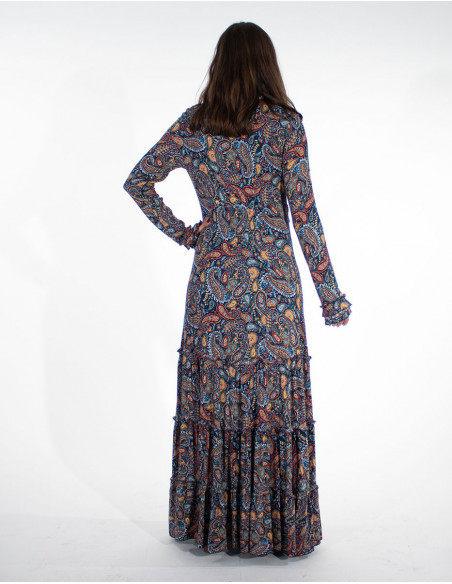 Long boho chic dress