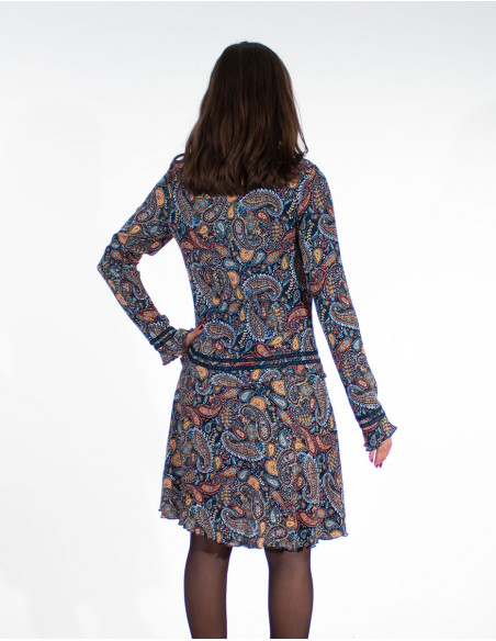 Trendy navy blue dress