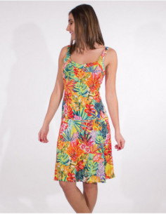 Strapless short dress w/...