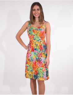 Strapless short dress w/... 2