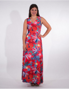 Sleeveless long dress