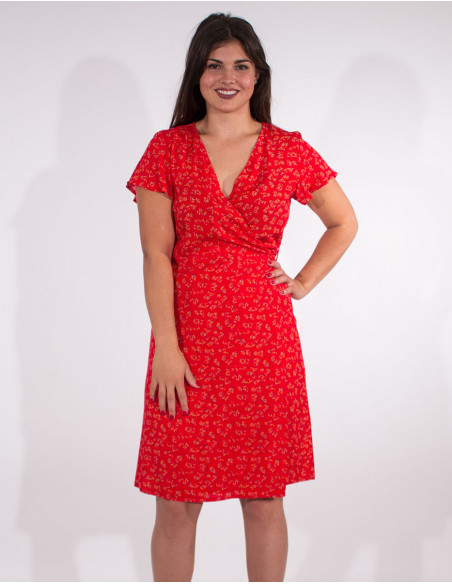 Robe portefeuille manche longue cheap