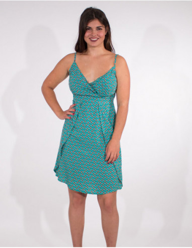 Light summer dress with thin straps