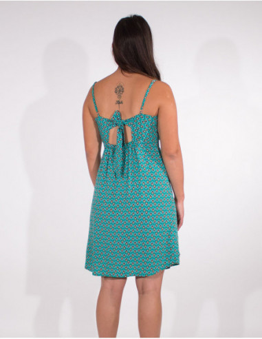 Light summer dress with thin straps