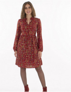 Short bohemian skater dress