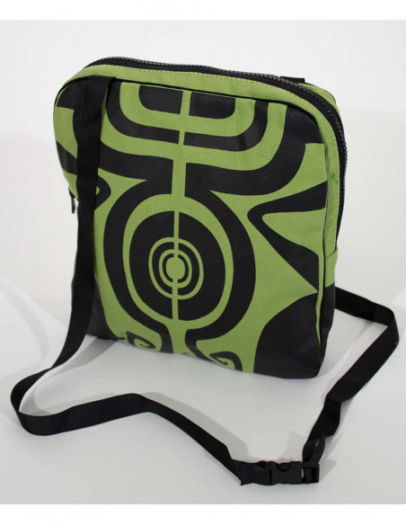 Sac coton besace imprimé Maori
