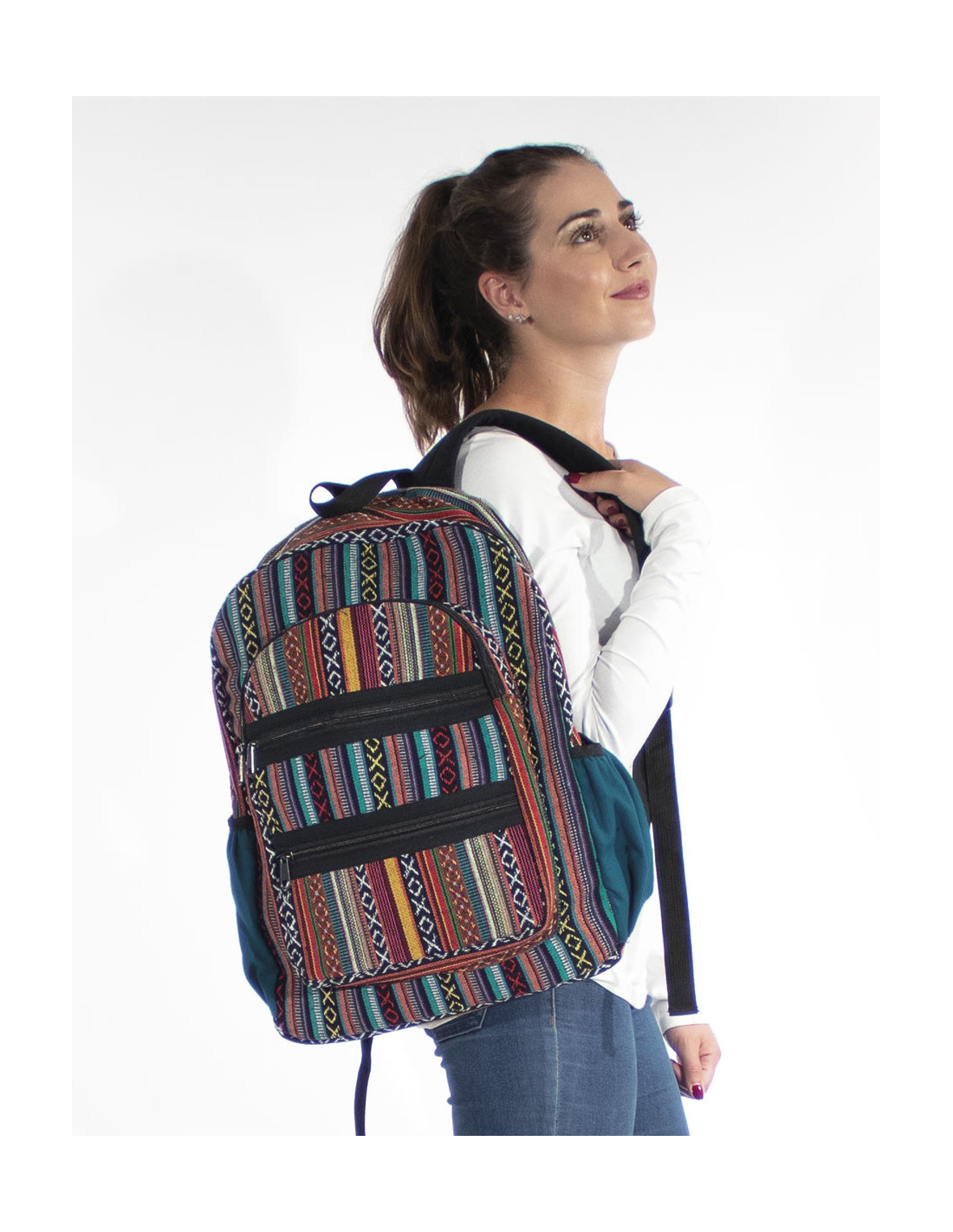 Sac à dos ethniques grande contenance multipoches