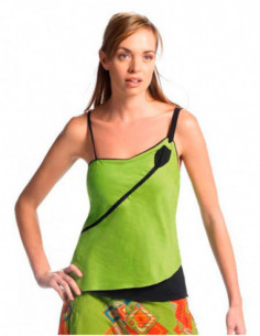 Original tank top with thin asymmetrical straps