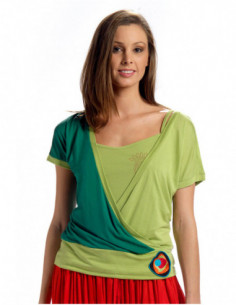 Tee-shirt manches courtes cache cœur