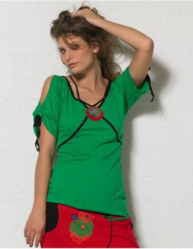 Tee-shirt femme coton