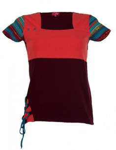 T shirt femme bicolore 2