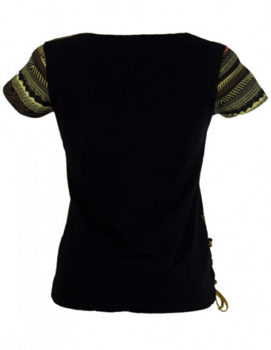 T shirt femme bicolore