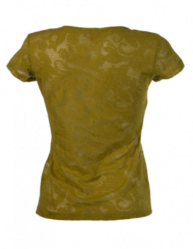 Tee shirt femme effet dévoré
