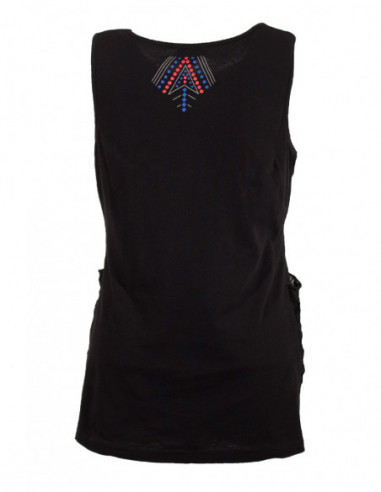 Original tank top baba cool fabric layered black