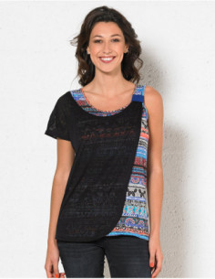 Tee-shirt  original avec voile