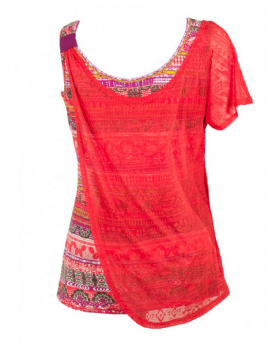 Knitted cotton tee shirt