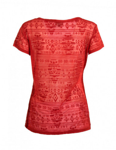 Tee shirt femme effet dévoré