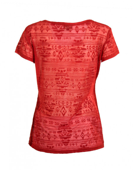 Knitted 60% cotton 40% polyester tee shi