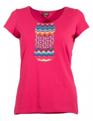 Tee-shirt éthnique manche courte