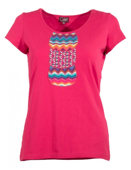 Knitted 97% cotton 3% spandex tee shirt