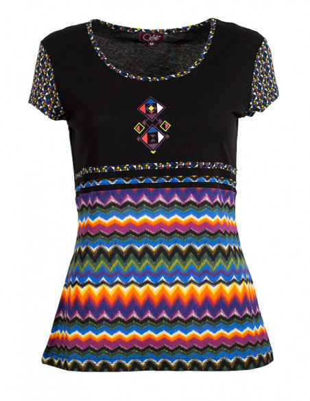 Knitted cotton tee shirt