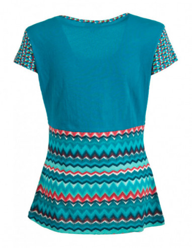 Knitted cotton tee shirt