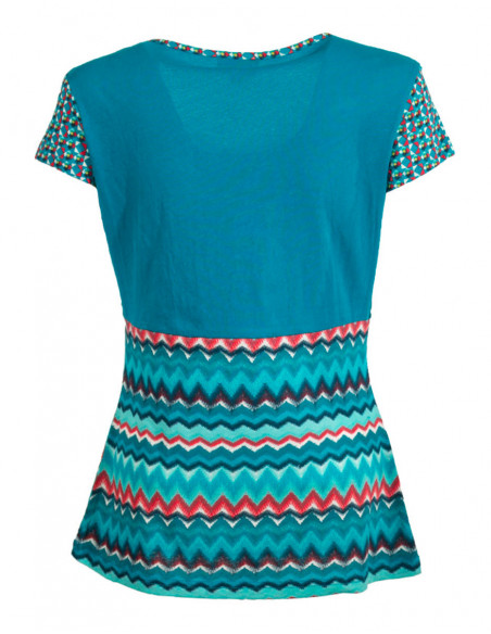 Knitted cotton tee shirt