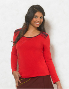 Tee-shirt original manches longues col rond