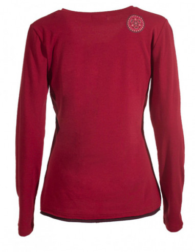 Tee shirt manches longues col V