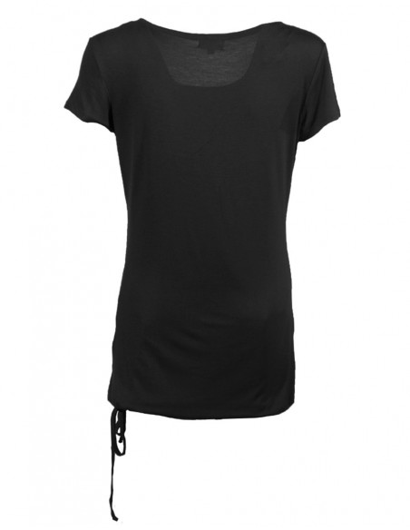 Tee shirt collier ethnique