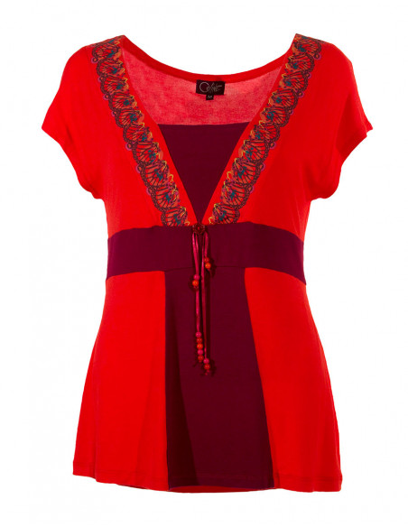 Colorful ethnic T-shirt