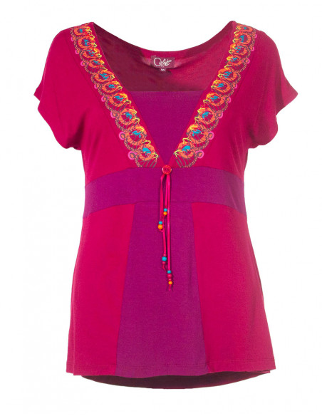 Colorful ethnic T-shirt