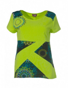 Mandala tee shirt with... 2