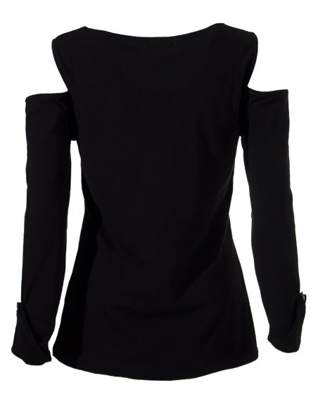 tee shirt elfique manches longues noir original