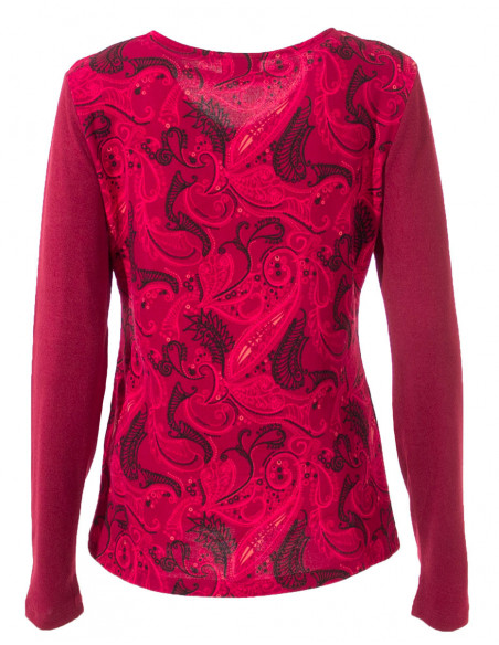 Tee shirt glamour à fine maille