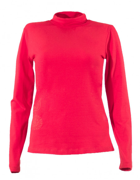 Long sleeve t-shirt with turtleneck