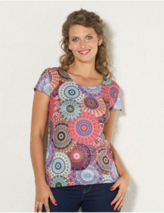 Colorful woman t-shirt