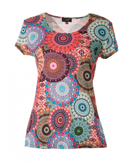 Tee-shirt femme coloré