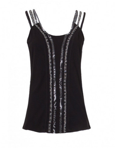 Basic tank top with double straps